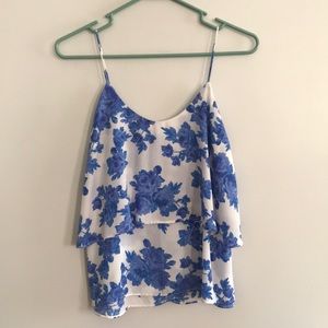 Paper Crane Floral Tanktop